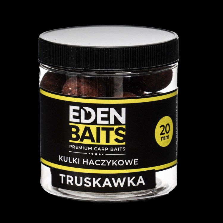 Kulki proteinowe haczykowe TRUSKAWKA Eden Baits 20 mm 250ml.jpg